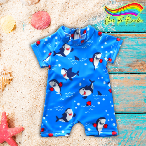 Baby Shark Boy One Piece Swimwear